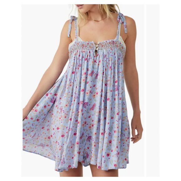 Intimately Free People Rule The World  Romper XS NWT - Picture 1 of 9